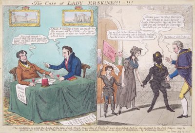 "O caso de Lady Erskine!!!!!!", 1826 de JL Marks