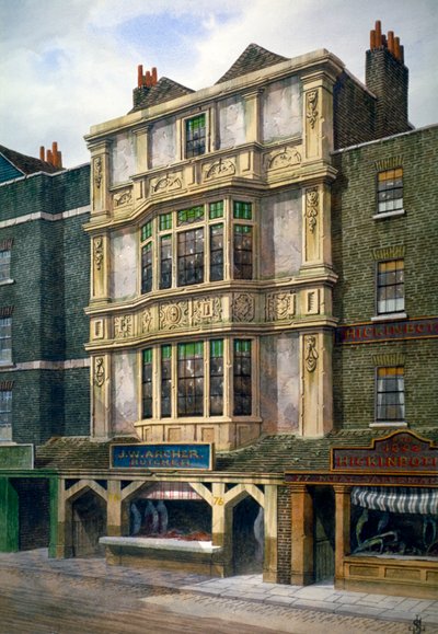 76 Aldgate High Street, Londres, c1860 de JL Stewart