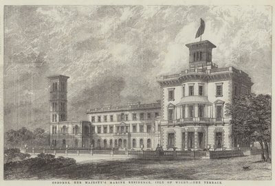 Osborne, Residência Marinha de Sua Majestade, Ilha de Wight, o Terraço de J.L. Williams