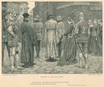 Ilustração para o Rei Ricardo II (gravura) de J.M.L. Ralston