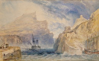 Boscastle, Cornualha, c1824 de Joseph Mallord William Turner