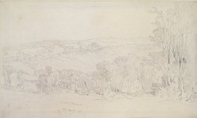 Vista Distante de Lowther Castle Park Scene, 1809 de Joseph Mallord William Turner