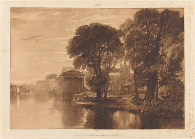 Isleworth, publicado em 1819. de Joseph Mallord William Turner