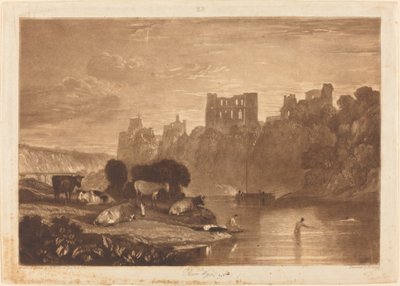 River Wye, publicado em 1812. de Joseph Mallord William Turner