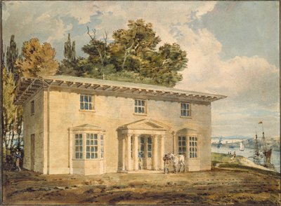As armas Penrhyn em Port Penrhyn, c1797-1798 de Joseph Mallord William Turner