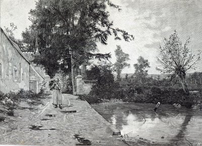 Depois da chuva, da Hora do Lazer, 1888 de J.M. Barnsley