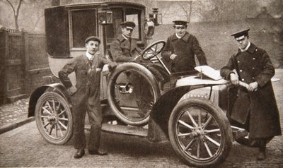 Primeiro táxi em Liverpool, Merseyside, 1906 de JP Wood