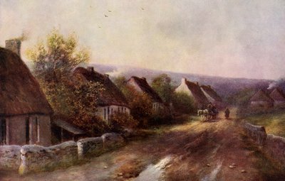 "A Tipperary Village", Irlanda, 1924-1926. de JW Gozzard