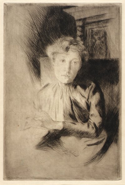 À luz de velas de J. Alden Weir