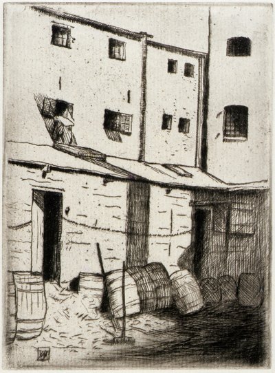 Beco do guaxim de J. Alden Weir