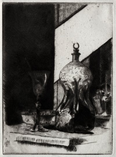 Schnapps holandês, 1885-1893. de J. Alden Weir