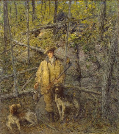 O caçador e os cães de J. Alden Weir