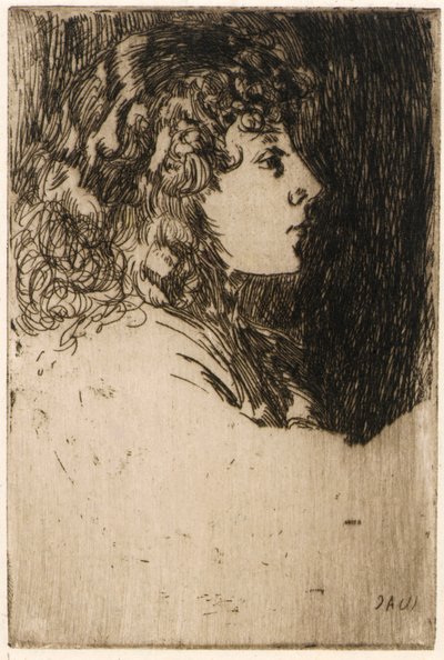Cabeça pequena de J. Alden Weir