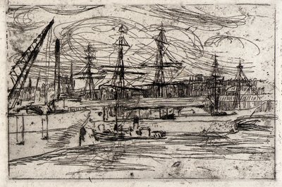 Docas de Liverpool de J. Alden Weir