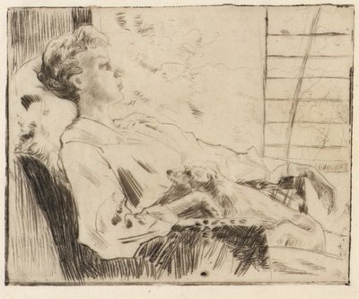 Na Piazza de J. Alden Weir