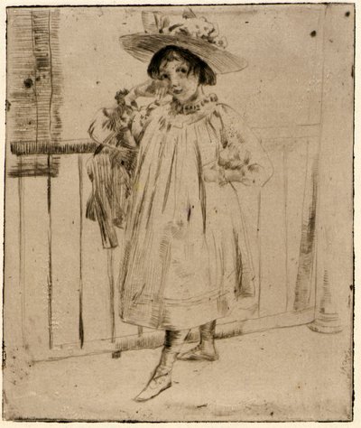 No alpendre de J. Alden Weir