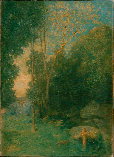 Pã e o lobo de J. Alden Weir
