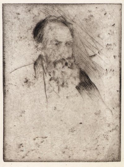 Retrato de Albert P. Ryder de J. Alden Weir