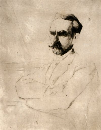 Retrato do Dr. Robert F. Weir de J. Alden Weir