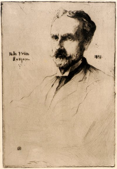 Retrato do Dr. Robert F. Weir de J. Alden Weir