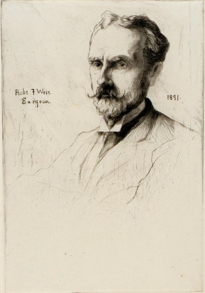 Retrato do Dr. Robert F. Weir de J. Alden Weir