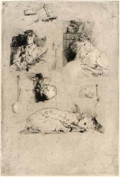 Estudos de J. Alden Weir