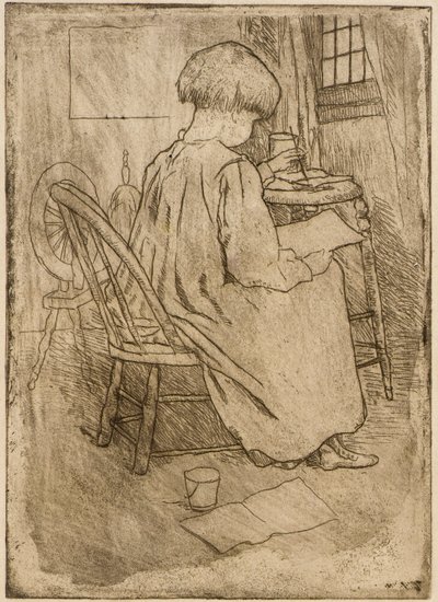 O Pequeno Artista de J. Alden Weir