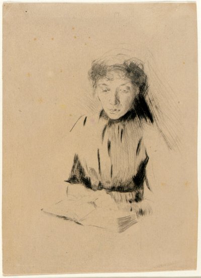 O Pequeno Retrato (Mulher Jovem) de J. Alden Weir