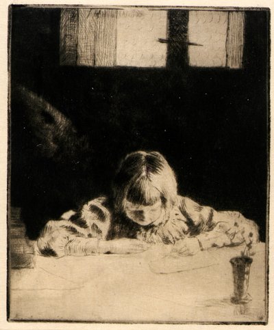 O pequeno estudante de J. Alden Weir