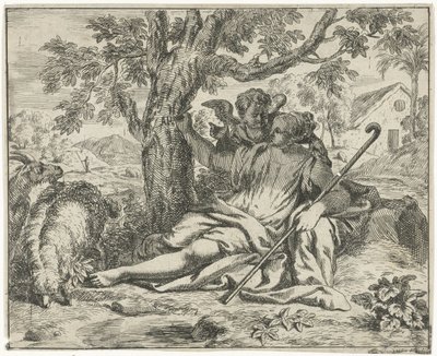 Anjo Aparece a Hagar de J. Alexander Janssens