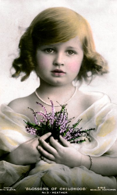 Flores da Infância No.3: Heather, início do século XX. de J. Beagles and Co.