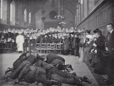 Panqueca jogando na Westminster School, The Greeze de J. Benjamin Stone