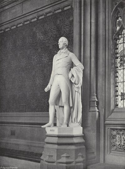 Estátua de pitt de J. Benjamin Stone