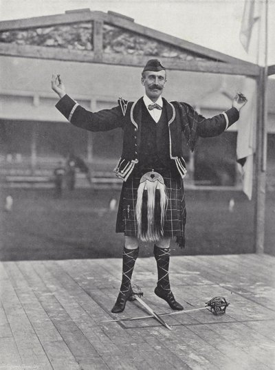 The Inverness Gathering, dançando o Gillie Callum de J. Benjamin Stone