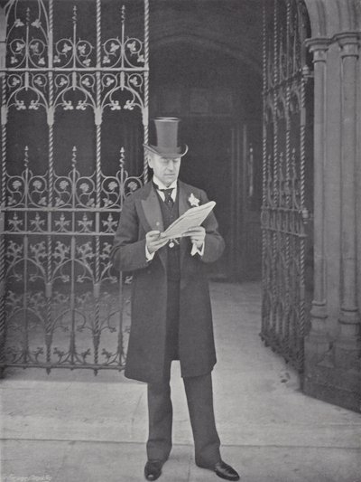 O certo Hon. Joseph Chamberlain de J. Benjamin Stone
