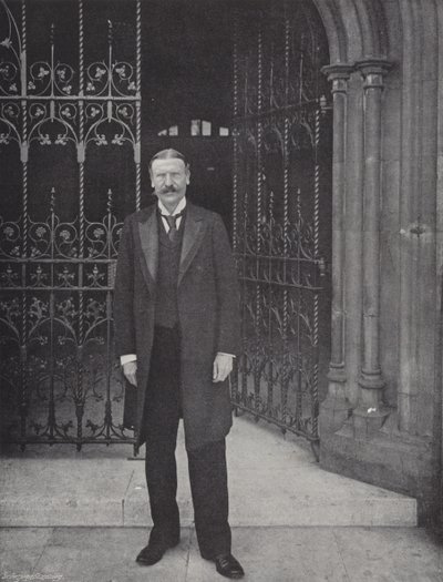 O Honorário Direito. Sir A Acland Hood, Bart (foto a p/b) de J. Benjamin Stone