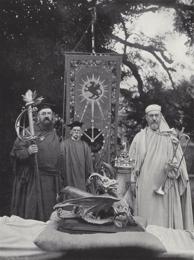 O galês Eisteddfod, Regalia e oficiais de J. Benjamin Stone