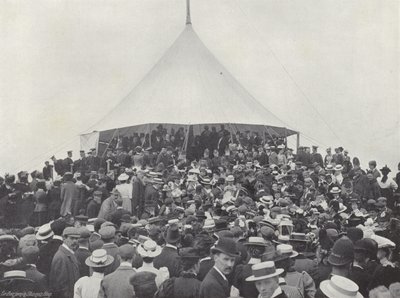 Dia de Tynwald, proclamando as leis de J. Benjamin Stone
