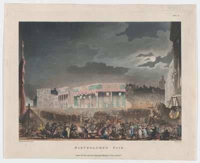 Bartholomew Fair, 1 de fevereiro de 1808., 1 de fevereiro de 1808. de J. Bluck