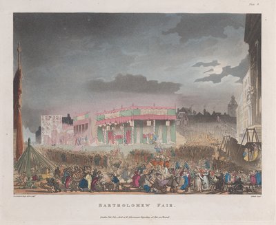 Bartholomew Fair, 1 de fevereiro de 1808., 1 de fevereiro de 1808. de J. Bluck