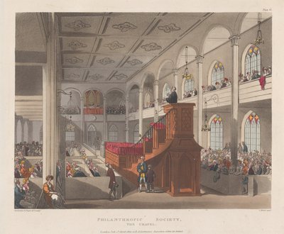 Sociedade Filantrópica, The Chapel, 1º de abril de 1809., 1º de abril de 1809. de J. Bluck