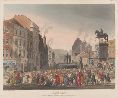 Pelourinho, Charing Cross, 1º de abril de 1809., 1º de abril de 1809. de J. Bluck