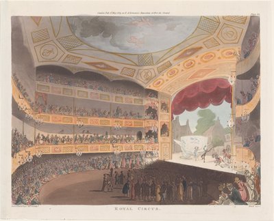 Royal Circus, 1º de maio de 1809., 1º de maio de 1809. de J. Bluck