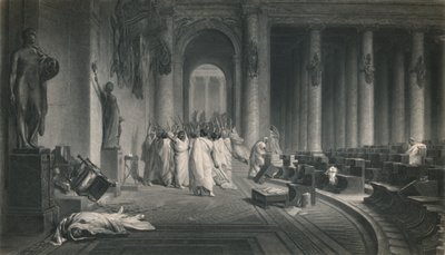 A morte de César. Júlio César, c1870 de J. C. Armytage