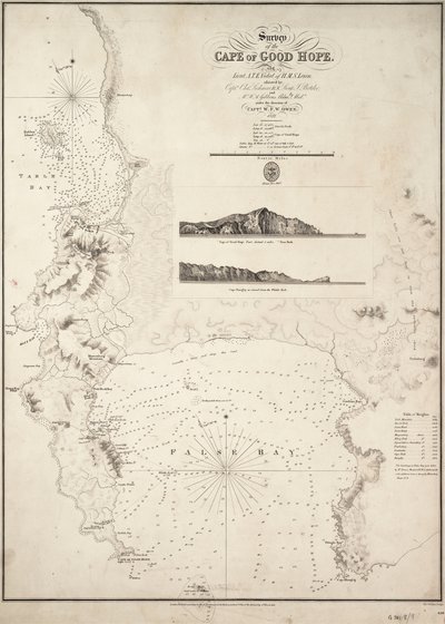 Mapa do Cabo da Boa Esperança de J. & C. Walker