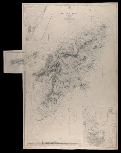 Levantamento do arquipélago mediterrânico da ilha de Rodes... sob a direção do comandante T. Graves RN HMS "Beacon" (1841) de J. & C. Walker