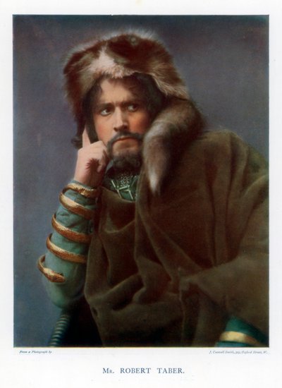 Robert Taber, ator, 1901. de J Caswall Smith