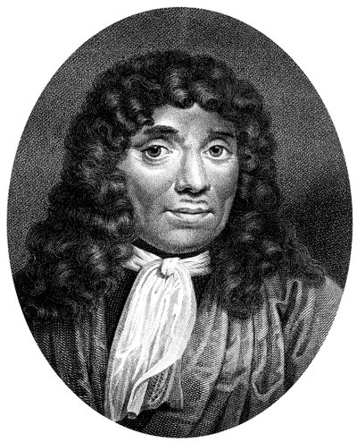 Antoni van Leeuwenhoek, pioneiro holandês da microscopia, 1813. de J. Chapman