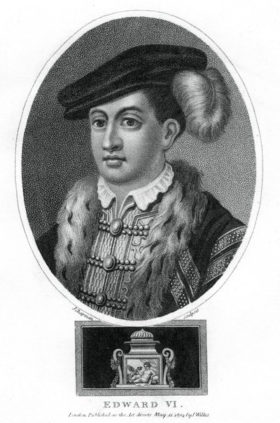 Eduardo VI, rei da Inglaterra, 1804. de J. Chapman