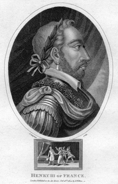 Henrique III, rei da França, 1804. de J. Chapman